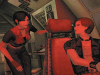 une photo d'Ã©cran de Resident Evil Code Veronica sur Sega Dreamcast